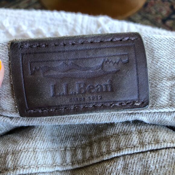 L.L.Bean Double L Comfort Waist Tan Jeans Men’s 37x32 Relaxed Fit Y2K Workwear - Picture 5 of 10